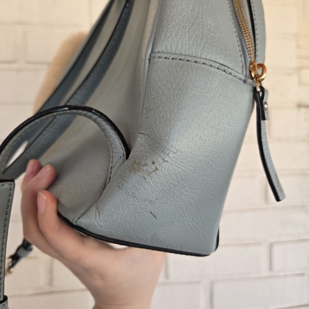 Kate Spade Blue Mini Backpack - Picture 2 of 10